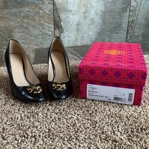 Tory Burch Leather Wedge